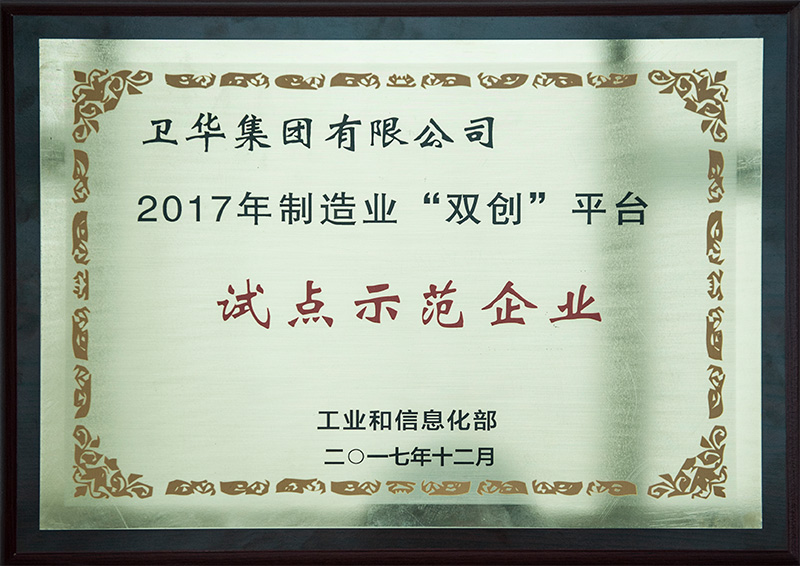 2017年制造業(yè)“雙創(chuàng)”平臺(tái)試點(diǎn)示范企業(yè)